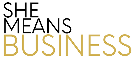 She Means Business Logo